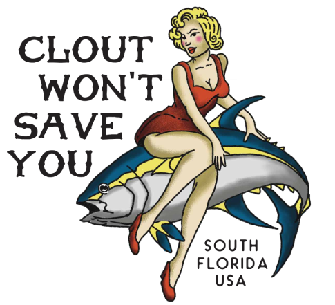 Clout Won't Save You Die Cut Stickers