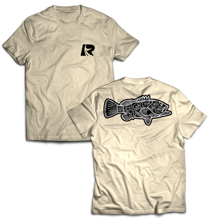 Reed the Fishmonger Grouper Cuts Organic Fair Trade Unisex Natural Color Short Sleeve T-Shirt